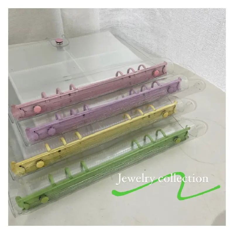 Pvc Jewelry Loose Leaf Storage Book (Various Designs) Wd143 