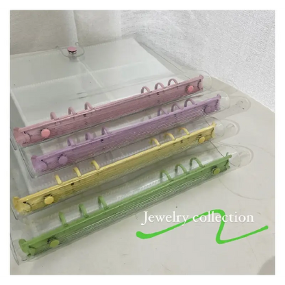 Pvc Jewelry Loose Leaf Storage Book (Various Designs) Wd143 