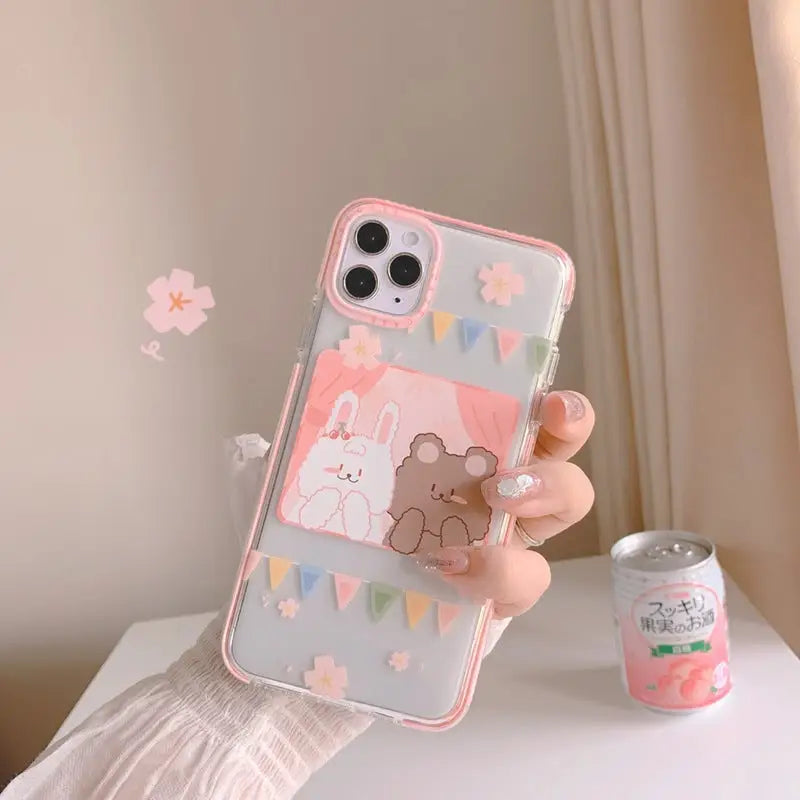 Rabbit Bear iPhone Case BP024 - iphone case