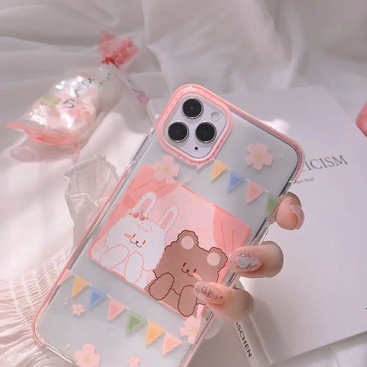 Rabbit Bear iPhone Case BP024 - iphone case