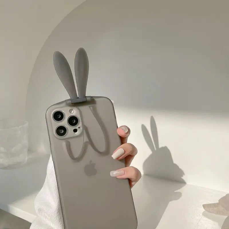 Rabbit Ear Phone Case - iPhone 12 Pro Max / 12 Pro / 12 / 12 mini / 11 Pro Max / 11 Pro / 11 / SE / XS Max / XS / XR / X / SE 2 / 8 / 8 Plus / 7 / 7 Plus-20