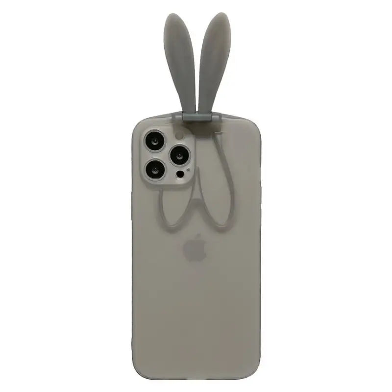 Rabbit Ear Phone Case - iPhone 12 Pro Max / 12 Pro / 12 / 12 mini / 11 Pro Max / 11 Pro / 11 / SE / XS Max / XS / XR / X / SE 2 / 8 / 8 Plus / 7 / 7 Plus-4