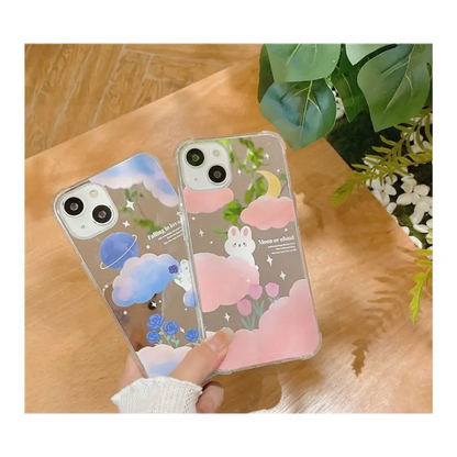 Rabbit Mirrored Phone Case - iPhone 13 Pro Max / 13 Pro / 13