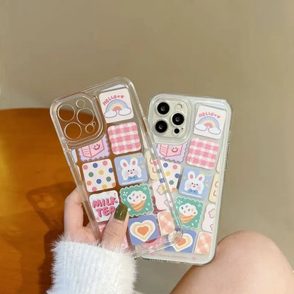 Rabbit Transparent Phone Case - iPhone 13 Pro Max / 13 Pro /