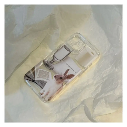 Rabbit Transparent Phone Case - iPhone 13 Pro Max / 13 Pro /