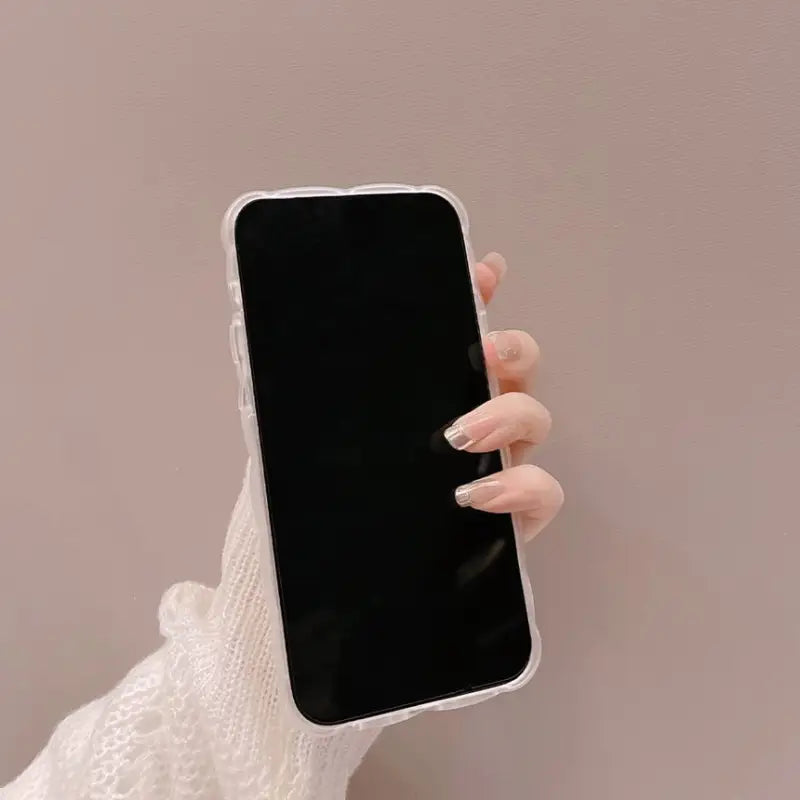 Rabbit Transparent Phone Case - iPhone 7 / 8 / SE / 7 Plus / 8 Plus / X / XS / XS Max / XR / 11 / 11 Pro / 11 Pro Max / 12 mini / 12 / 12 Pro / 12 Pro Max / 13 mini / 13 / 13 Pro / 13 Pro Max-16