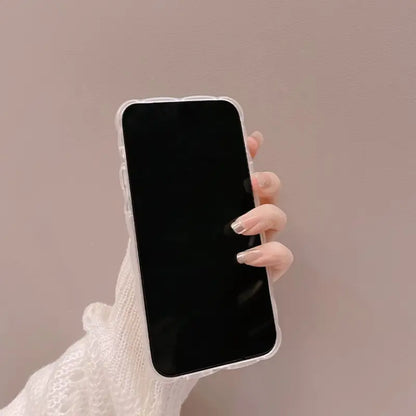 Rabbit Transparent Phone Case - iPhone 7 / 8 / SE / 7 Plus / 8 Plus / X / XS / XS Max / XR / 11 / 11 Pro / 11 Pro Max / 12 mini / 12 / 12 Pro / 12 Pro Max / 13 mini / 13 / 13 Pro / 13 Pro Max-16