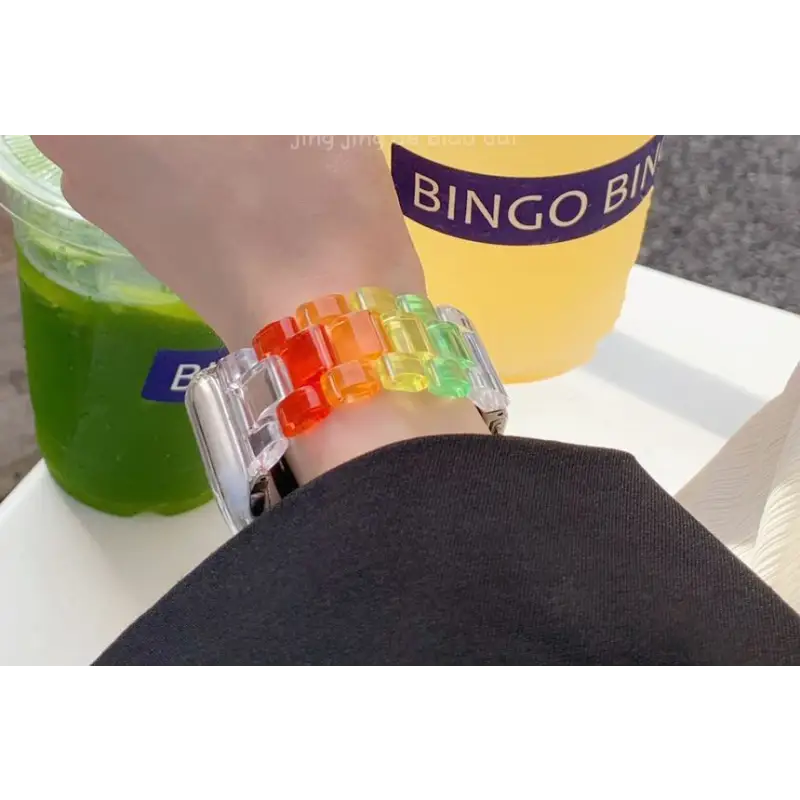 Rainbow Resin Apple Watch Band (various designs) - Smart 