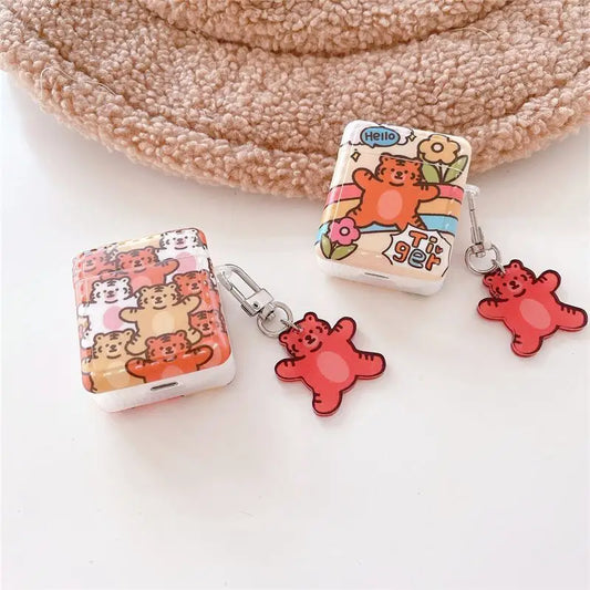 Rainbow Tiger Pattern AirPods Earphone Case Skin-1