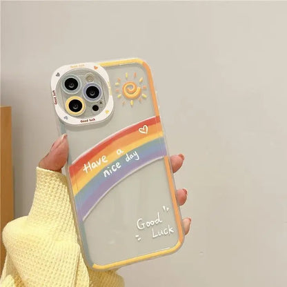 Rainbow Transparent Phone Case - iPhone 11 / 11 Pro Max / X 