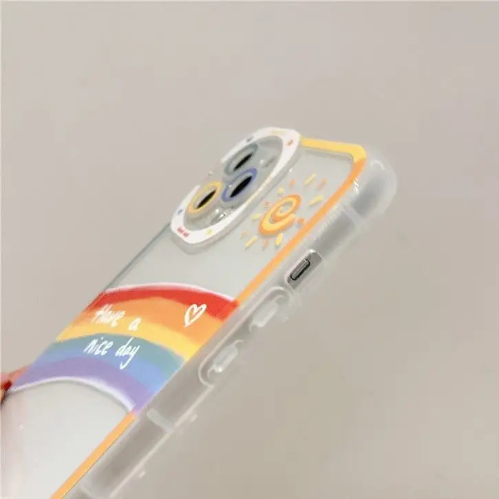 Rainbow Transparent Phone Case - iPhone 11 / 11 Pro Max / X 