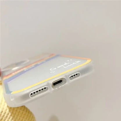 Rainbow Transparent Phone Case - iPhone 11 / 11 Pro Max / X 