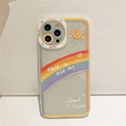 Rainbow Transparent Phone Case - iPhone 11 / 11 Pro Max / X 