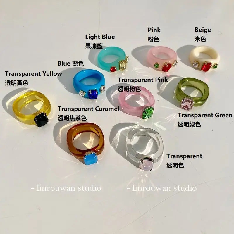 Resin Ring (Various Designs) Wd150 - Hand Fashion 