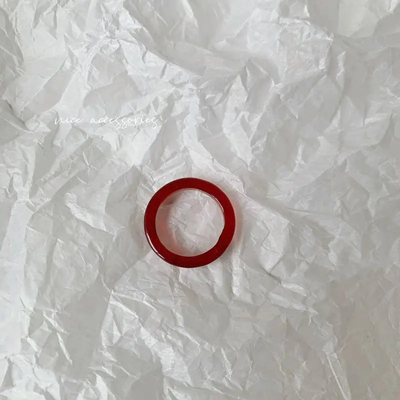 Resin Ring Wd4 - Hand Fashion Accessories