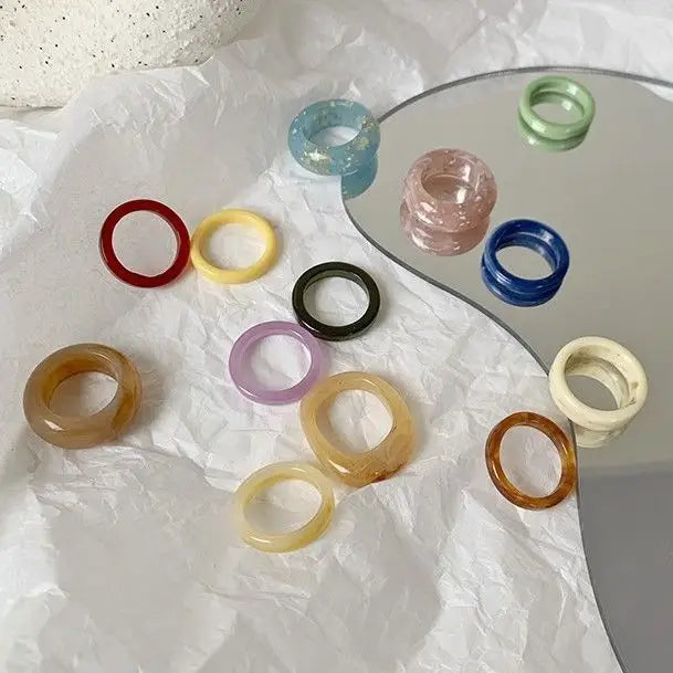 Resin Ring Wd4 - Hand Fashion Accessories