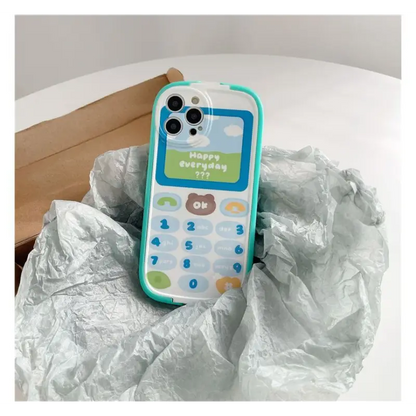 Retro Cellphone Print Phone Case - iPhone 13 Pro Max / 13 