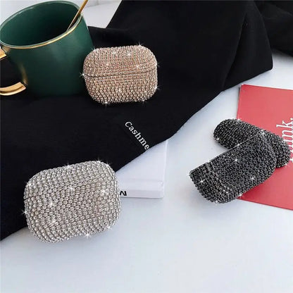 Rhinestone AirPods Earphone Case Skin - Mobile Cases & 