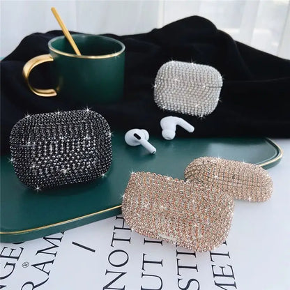 Rhinestone AirPods Earphone Case Skin - Mobile Cases & 