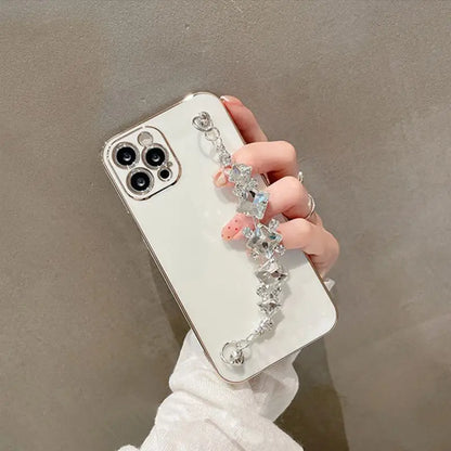 Rhinestone Chain Phone Case - iPhone 12 Pro Max / 12 Pro / 