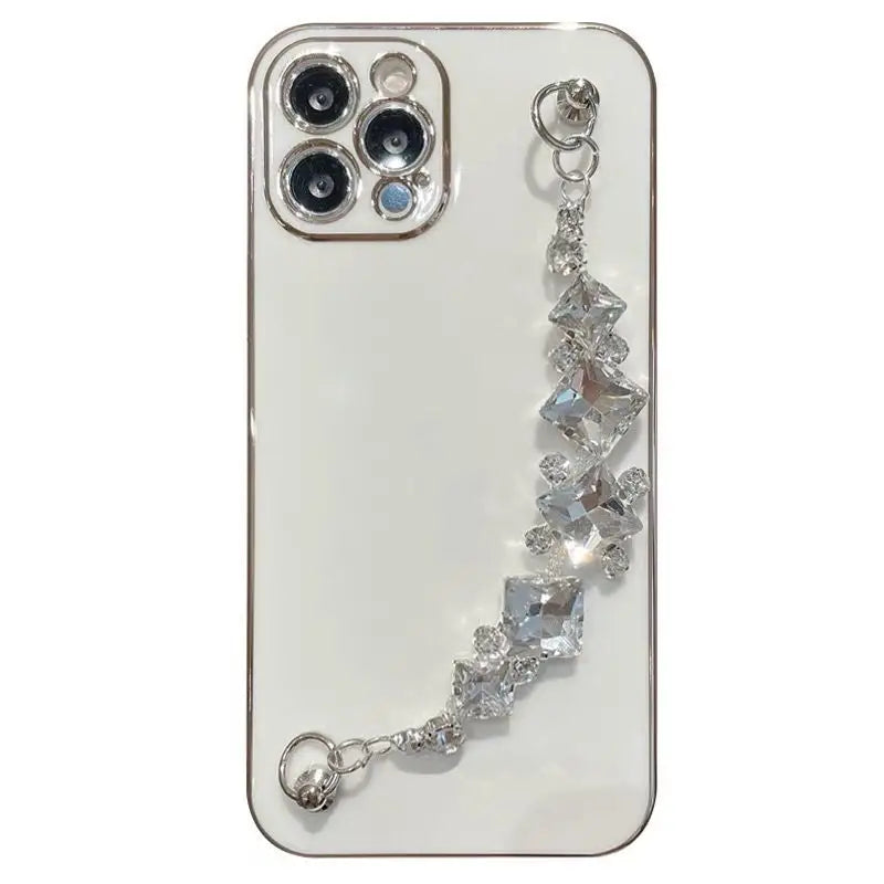 Rhinestone Chain Phone Case - iPhone 12 Pro Max / 12 Pro / 