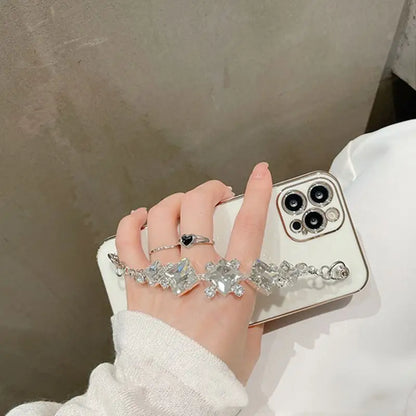 Rhinestone Chain Phone Case - iPhone 12 Pro Max / 12 Pro / 