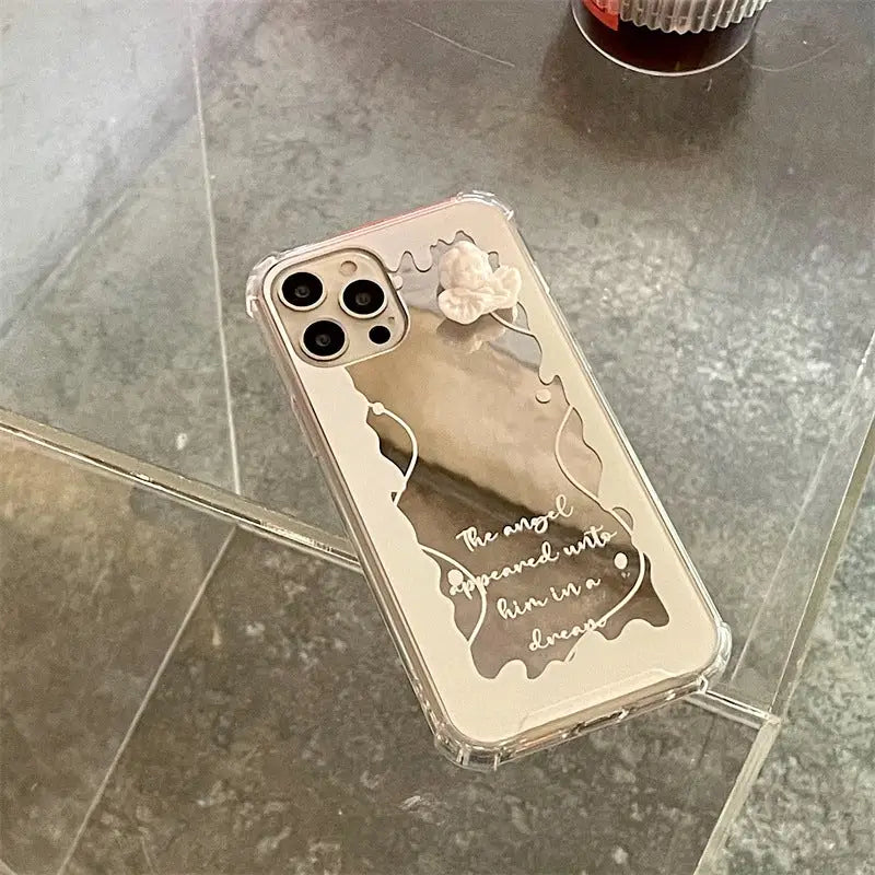 Rotatable Angel Mirror iPhone Case BP283 - iphone case