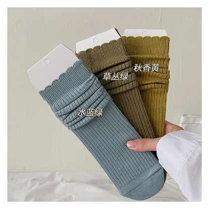 Ruffle Trim Socks Set II20 - Socks