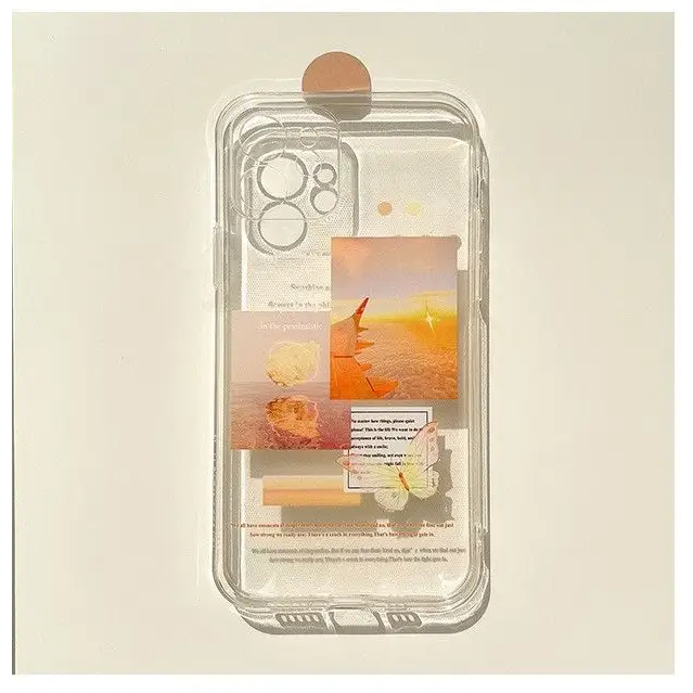 Scenery Print Transparent Phone Case - iPhone 12 Pro Max / 12 Pro / 12 / 12 mini / 11 Pro Max / 11 Pro / 11 / SE / XS Max / XS / XR / X / SE 2 / 8 / 8 Plus / 7 / 7 Plus-6