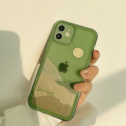 Scenery Transparent Phone Case - iPhone 13 Pro Max / 13 Pro 