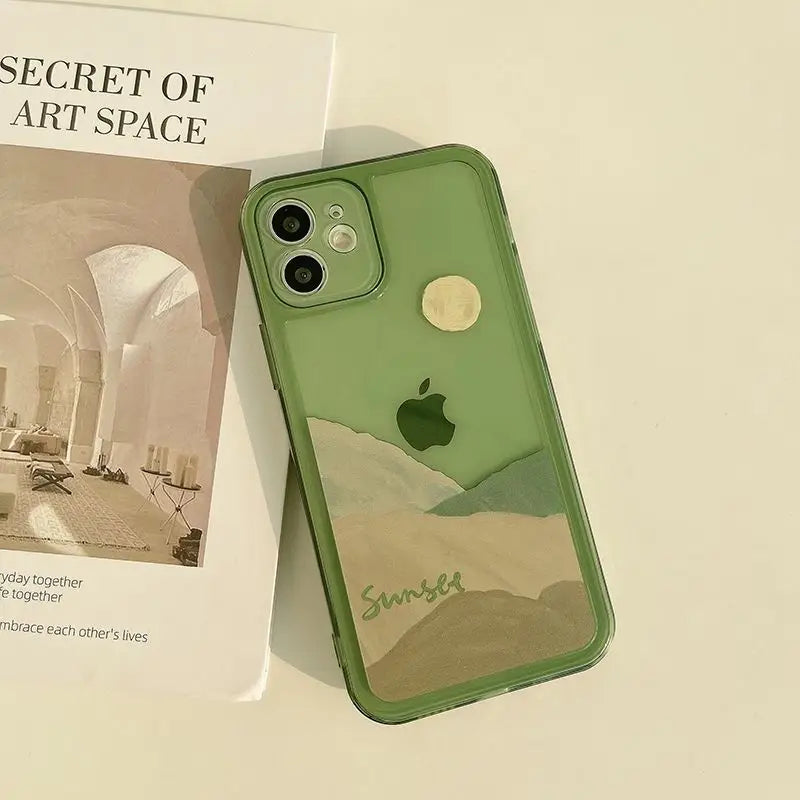 Scenery Transparent Phone Case - iPhone 13 Pro Max / 13 Pro 