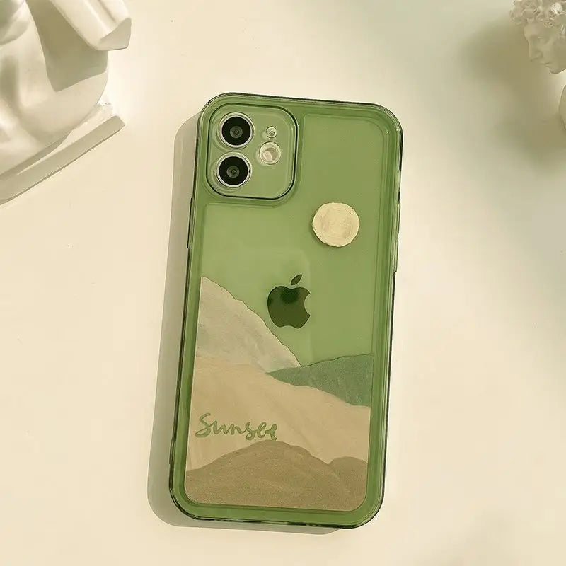 Scenery Transparent Phone Case - iPhone 13 Pro Max / 13 Pro 