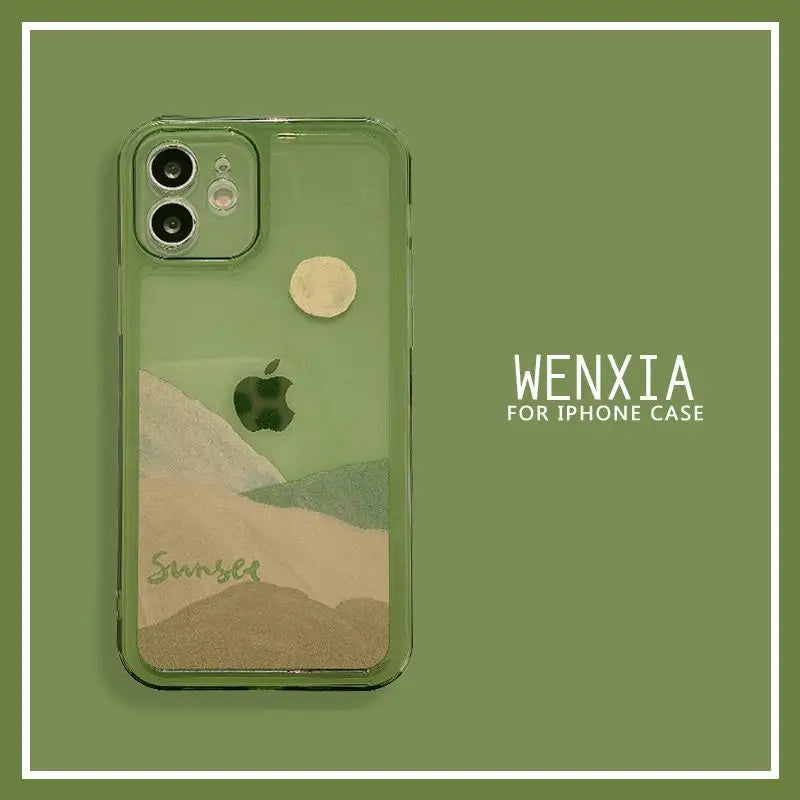 Scenery Transparent Phone Case - iPhone 13 Pro Max / 13 Pro 