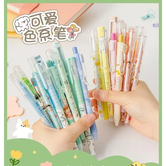 Set Of 6: 0.5Mm Pen Cg516 - Yellow / One Size - Stationery