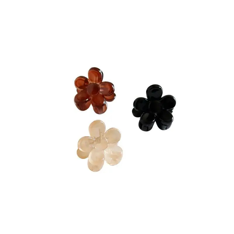 Set of 8: Flower Mini Hair Claw HA88 - Hair Fashion 