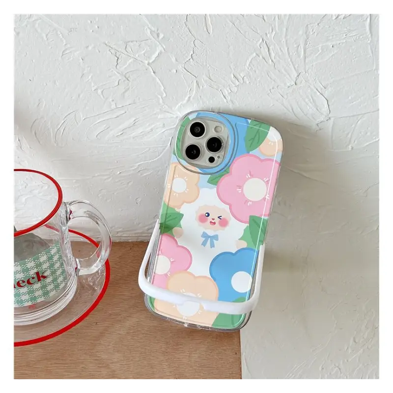 Sheep Flower Phone Case - iPhone 13 Pro Max / 13 Pro / 13 / 