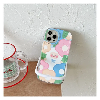 Sheep Flower Phone Case - iPhone 13 Pro Max / 13 Pro / 13 / 