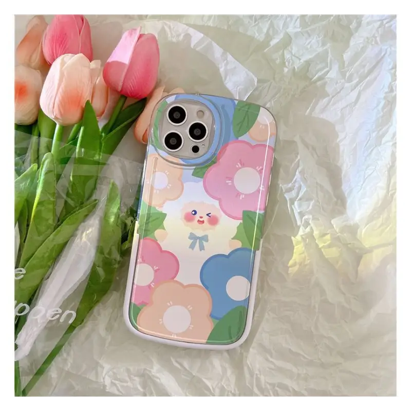 Sheep Flower Phone Case - iPhone 13 Pro Max / 13 Pro / 13 / 