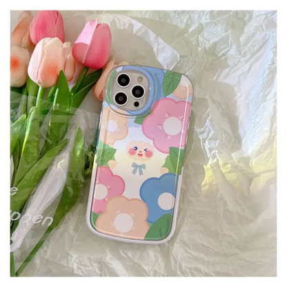 Sheep Flower Phone Case - iPhone 13 Pro Max / 13 Pro / 13 / 