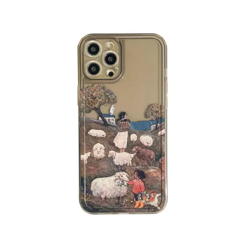 Sheep Transparent Phone Case - Iphone 13 Pro Max / 13 Pro / 