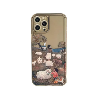 Sheep Transparent Phone Case - Iphone 13 Pro Max / 13 Pro / 