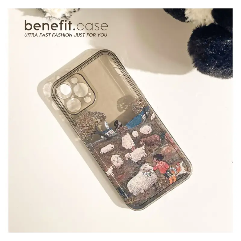 Sheep Transparent Phone Case - Iphone 13 Pro Max / 13 Pro / 