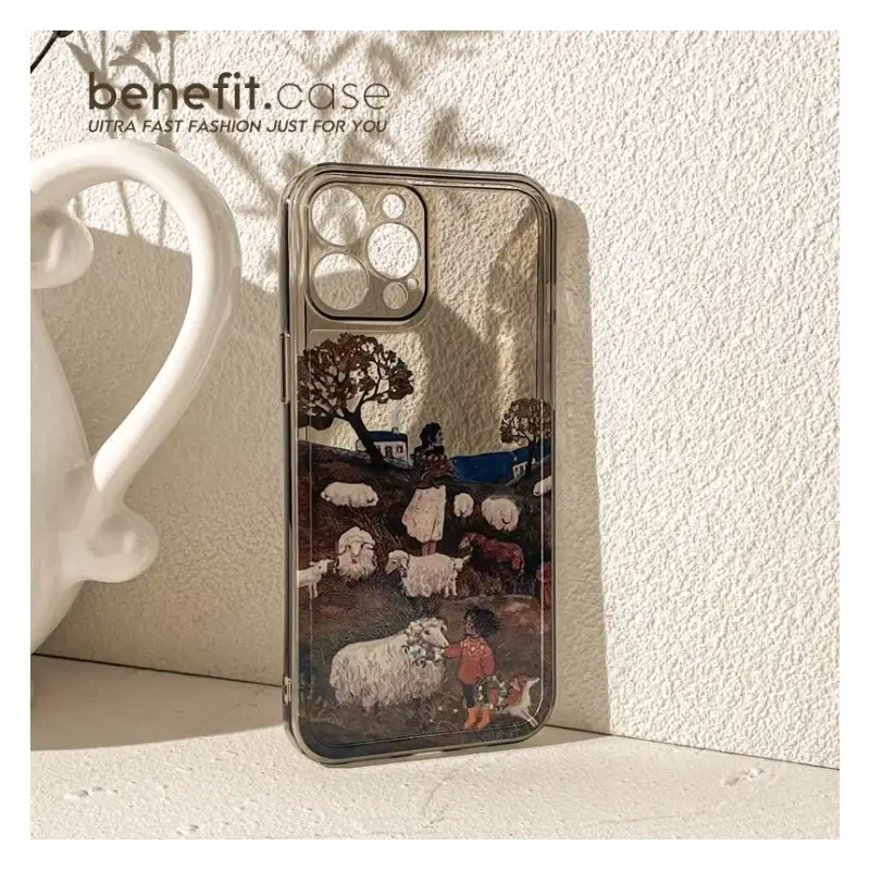 Sheep Transparent Phone Case - Iphone 13 Pro Max / 13 Pro / 