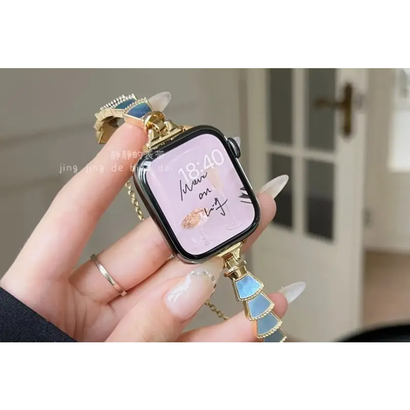 Shell Alloy Apple Watch Band (various designs) - Smart Watch