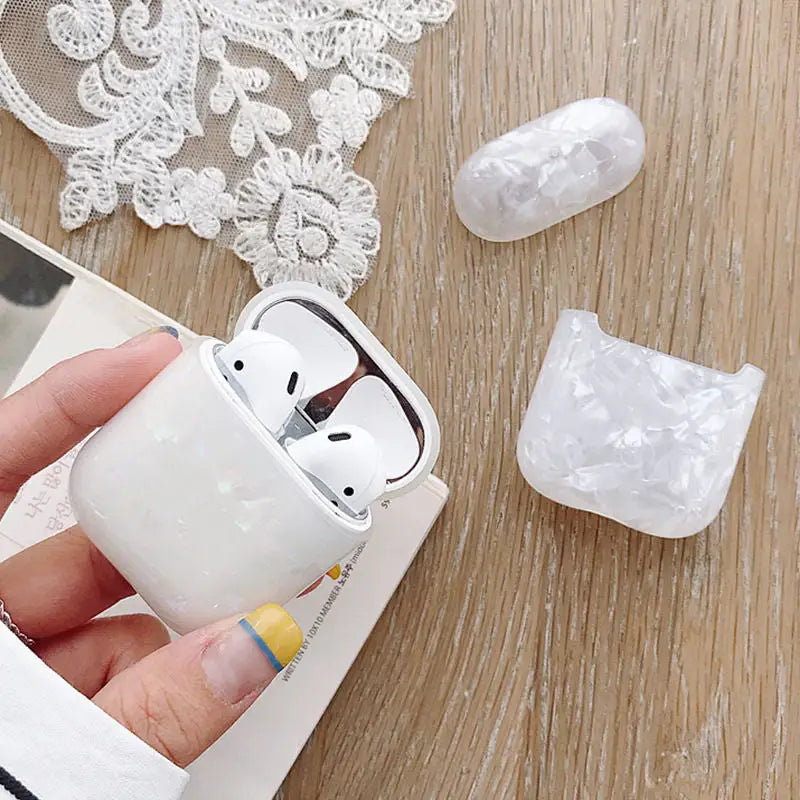 Shell Printed AirPods Case Cover-2
