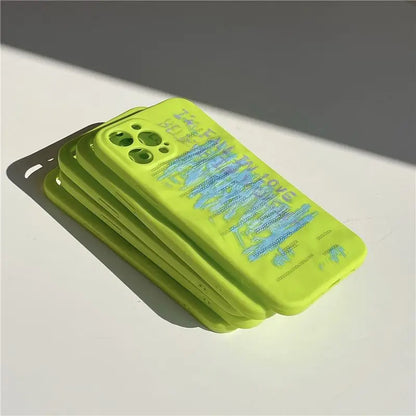 Shirred Lettering Phone Case - iPhone 13 Pro Max / 13 Pro / 