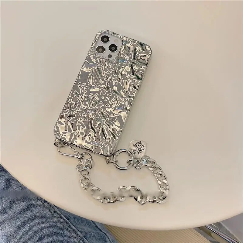 Shirred Metallic Phone Case - iPhone 13 Pro Max / 13 Pro / 