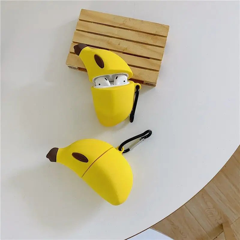 Silicone Banana AirPods / AirPods Pro Earphone Case Skin 