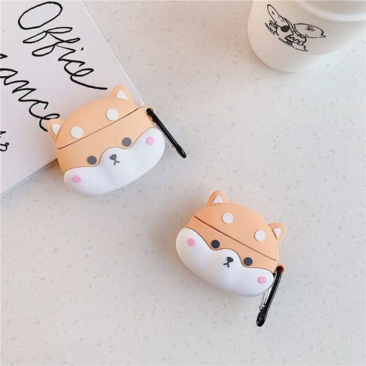 Silicone Dog AirPods Earphone Case Skin-1