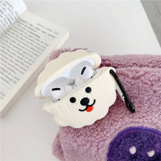 Silicone Dog AirPods / AirPods Pro Earphone Case Skin W275 -